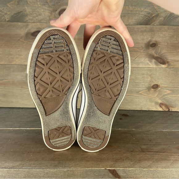 Converse all star chuck Taylor shoreline Women size 7 shoes gray slip on sneaker - Picture 7 of 8